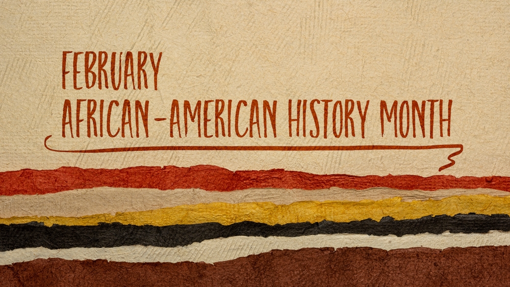 February,-,African,American,History,Month,,Handwriting,Against,Abstract,Paper African American history month